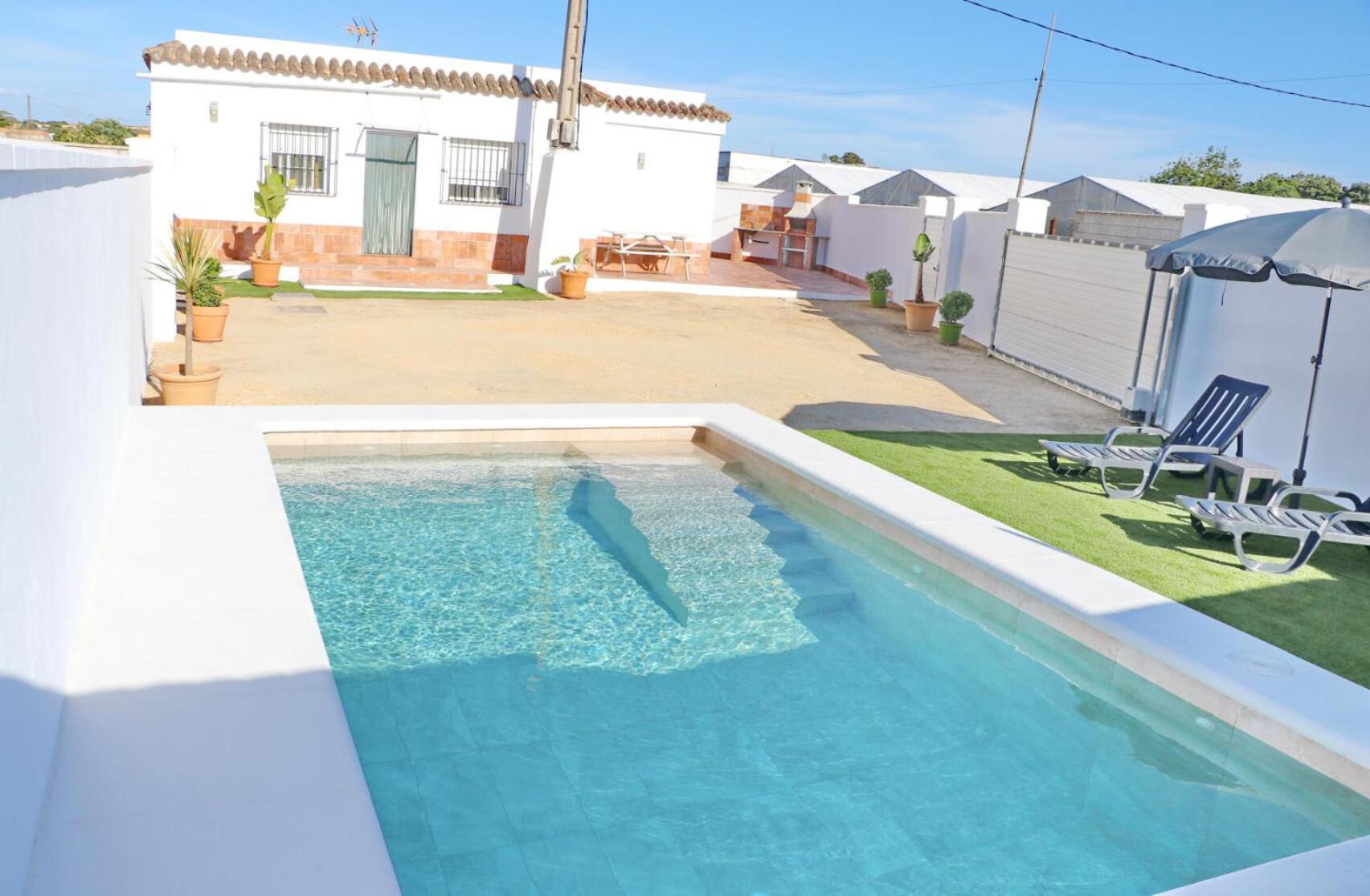 Villa Casa Colorado con piscina Conil De La Frontera Exterior foto